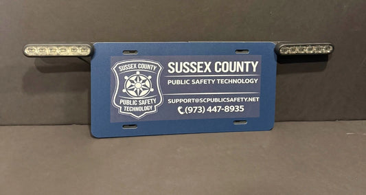 SoundOff Signal mPower 4" Horizontal License Plate Bracket