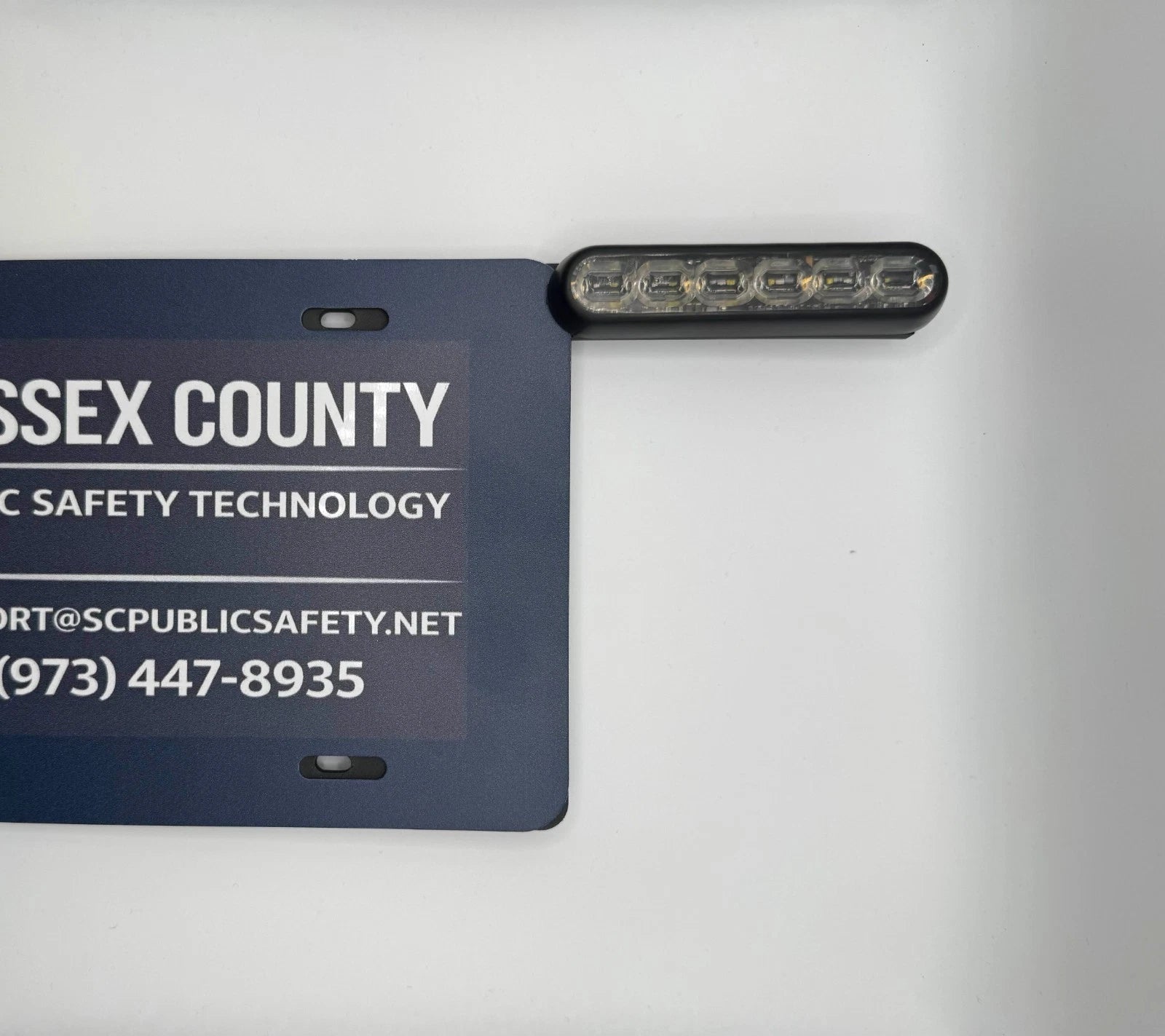 SoundOff Signal mPower 4" Horizontal License Plate Bracket