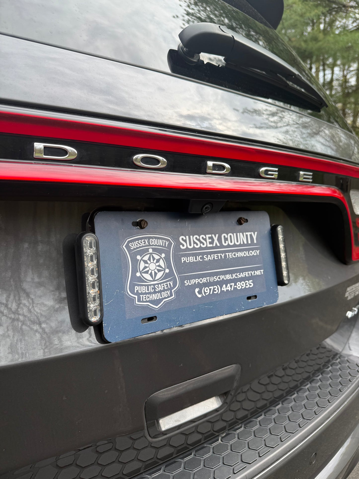 SoundOff Signal mPower 4" Vertical License Plate Bracket